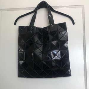 Issey Miyake Black Geometric Tote Bag- Original:)